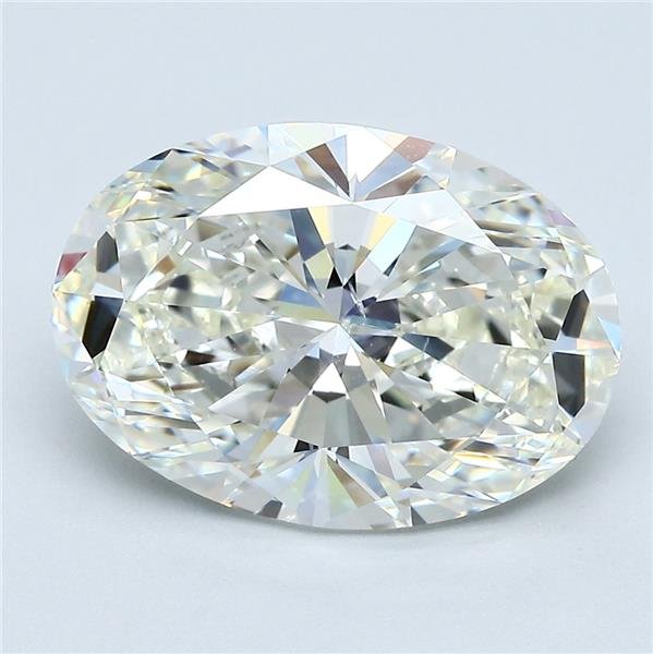 5.01ct J SI1 Rare Carat Ideal Cut Oval Diamond