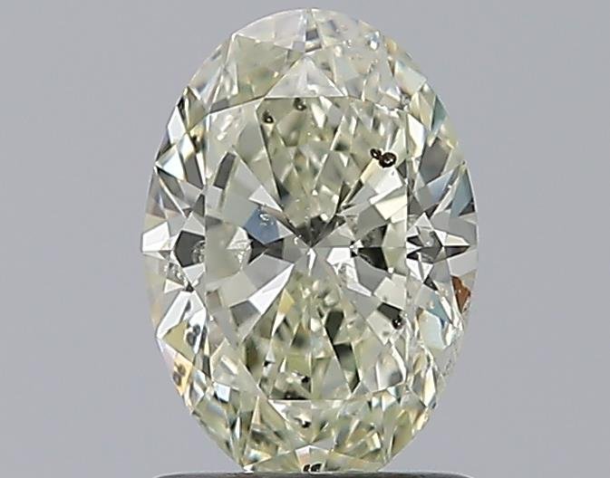 1.00ct K SI2 Rare Carat Ideal Cut Oval Diamond