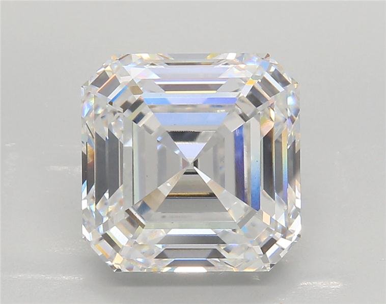 5.80ct E VS1 Rare Carat Ideal Cut Asscher Lab Grown Diamond