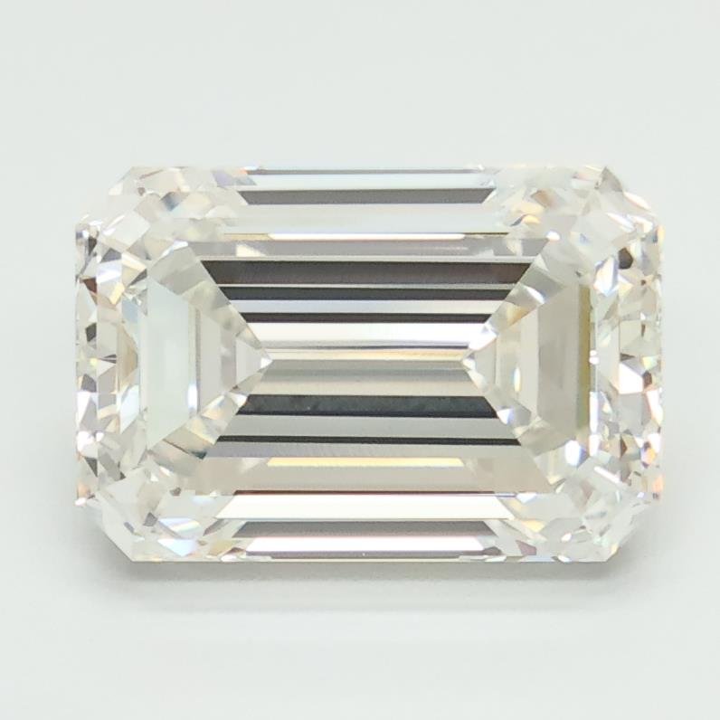 3.56ct G VVS2 Rare Carat Ideal Cut Emerald Lab Grown Diamond