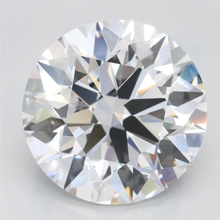 3.29ct D FL Rare Carat Ideal Cut Round Lab Grown Diamond