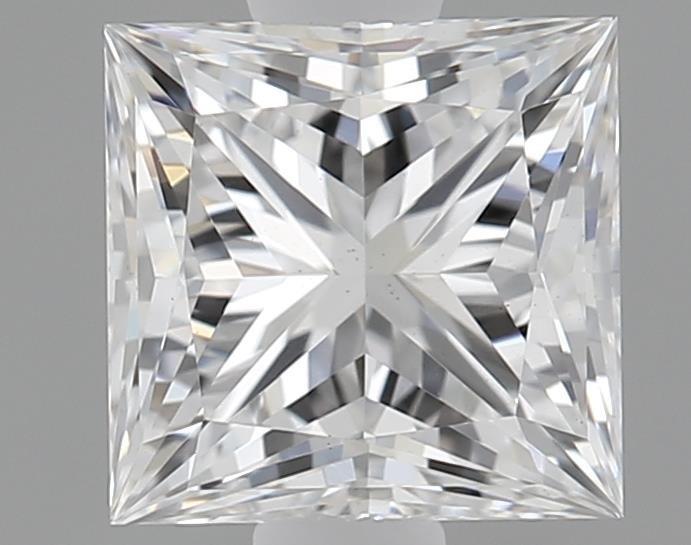 0.85ct E VS2 Rare Carat Ideal Cut Princess Lab Grown Diamond