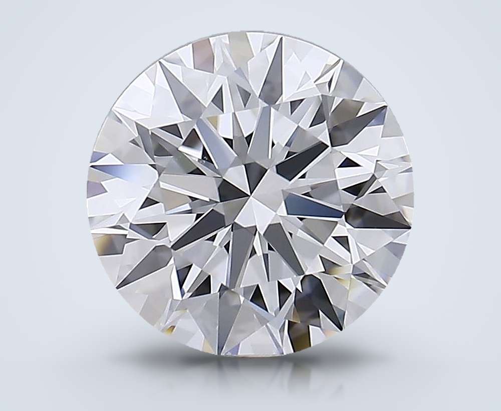 3.83 Carat Round Lab Diamond