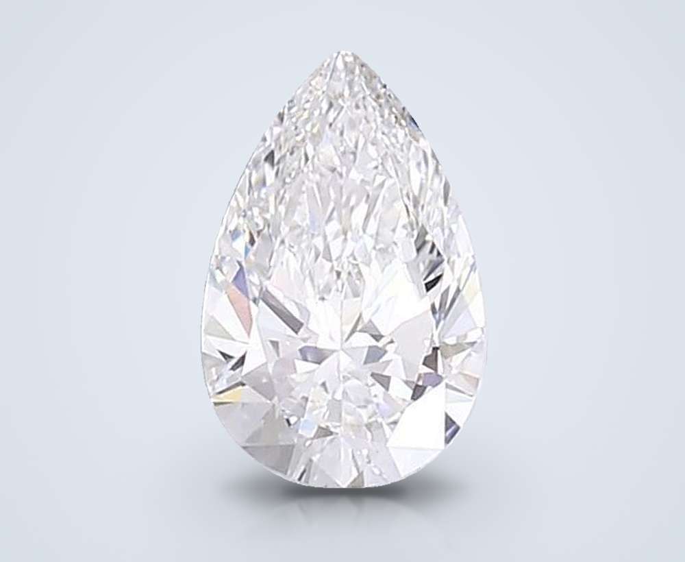 1.58 Carat Pear Lab Diamond