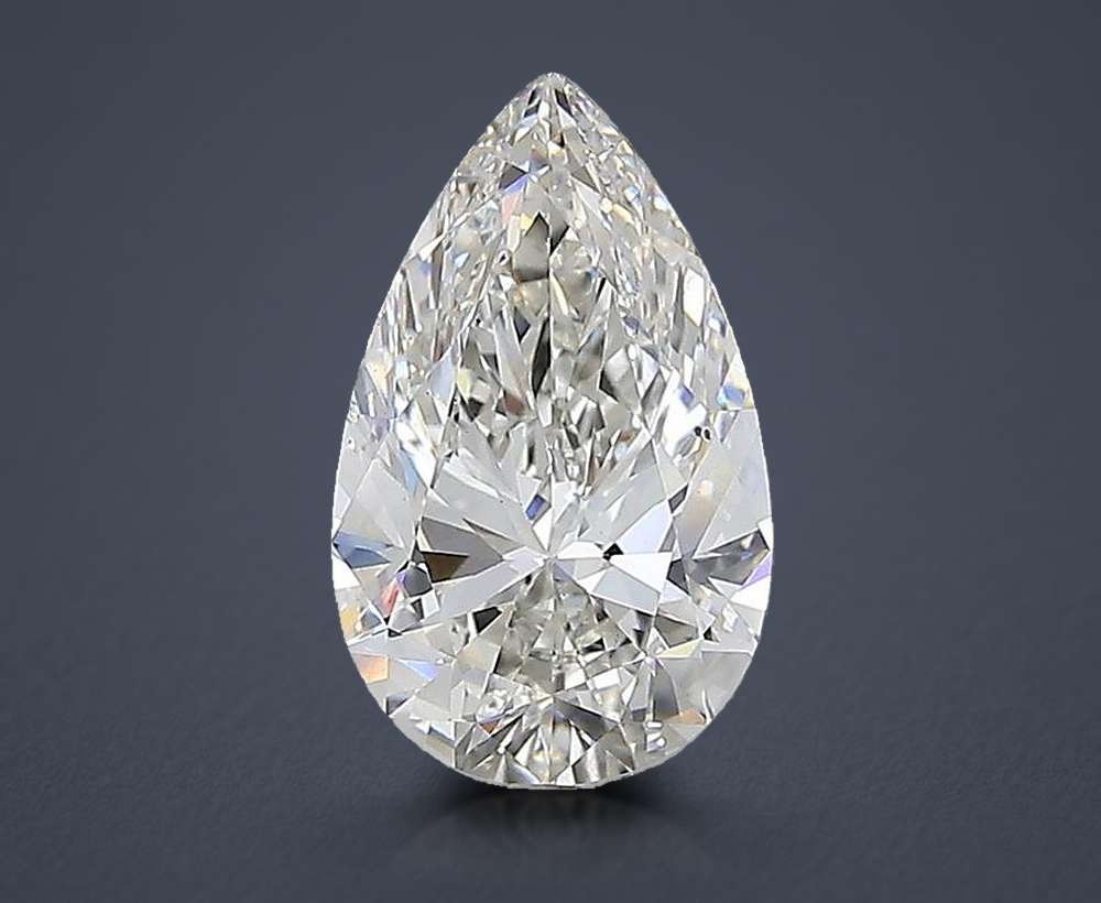 7.01 Carat Pear Lab Diamond