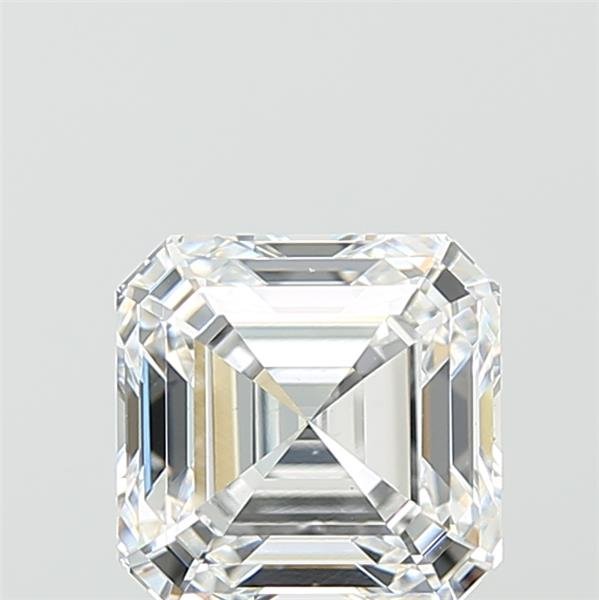 2.64ct E VS1 Rare Carat Ideal Cut Asscher Lab Grown Diamond