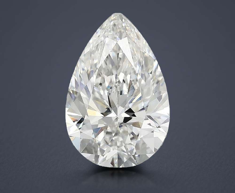 2.50 Carat Pear Lab Diamond
