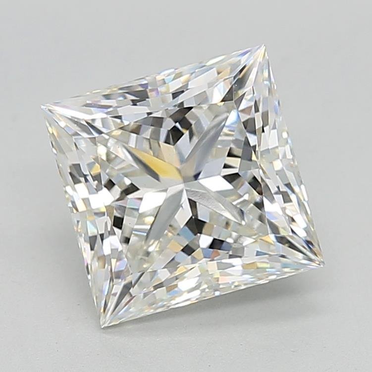 4.09ct G VS1 Rare Carat Ideal Cut Princess Lab Grown Diamond