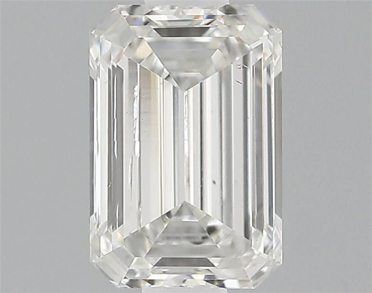 0.71ct G SI1 Rare Carat Ideal Cut Emerald Lab Grown Diamond