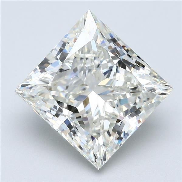 5.52ct J VS2 Very Good Cut Princess Diamond