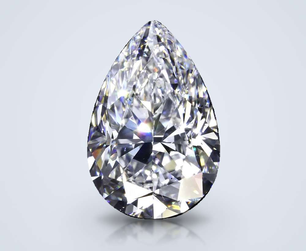 5.01 Carat Pear Natural Diamond