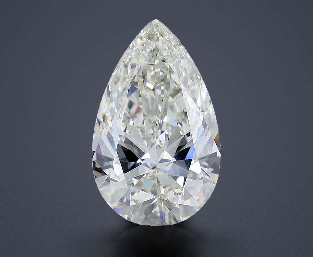 8.02 Carat Pear Lab Diamond