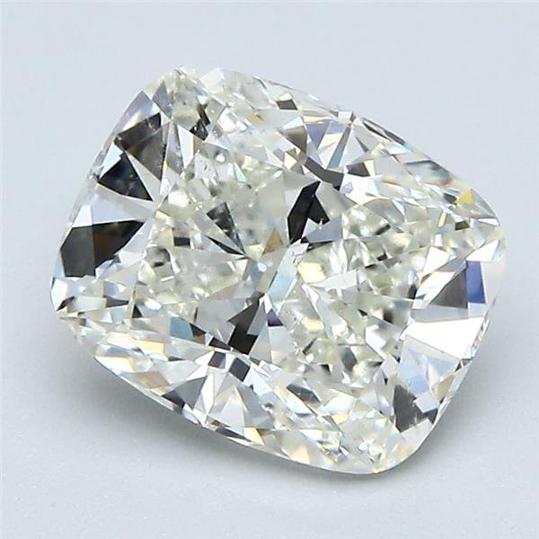 2.08ct K SI1 Rare Carat Ideal Cut Cushion Diamond