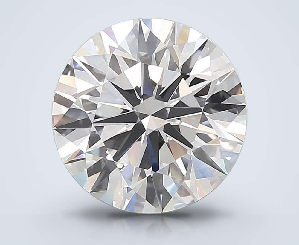 5.74 Carat Round Lab Diamond