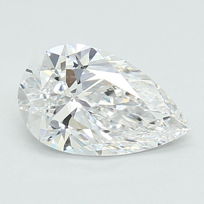 0.94ct D VVS2 Rare Carat Ideal Cut Pear Lab Grown Diamond