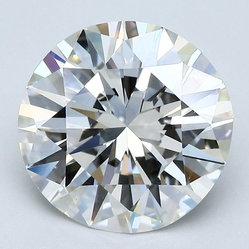 3.48ct K VS2 Very Good Cut Round Diamond
