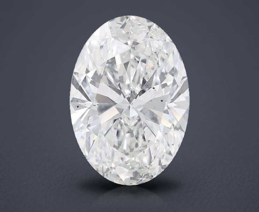 7.08 Carat Oval Lab Diamond