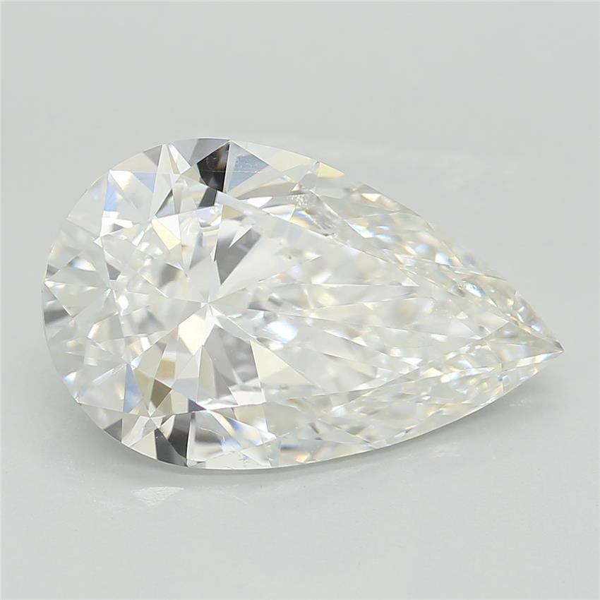 2.56ct F VVS2 Rare Carat Ideal Cut Pear Lab Grown Diamond
