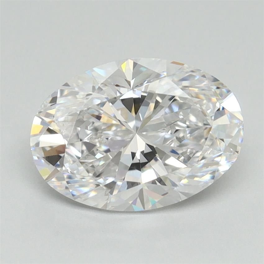 2.01ct D VVS2 Very Good Cut Oval Lab Grown Diamond