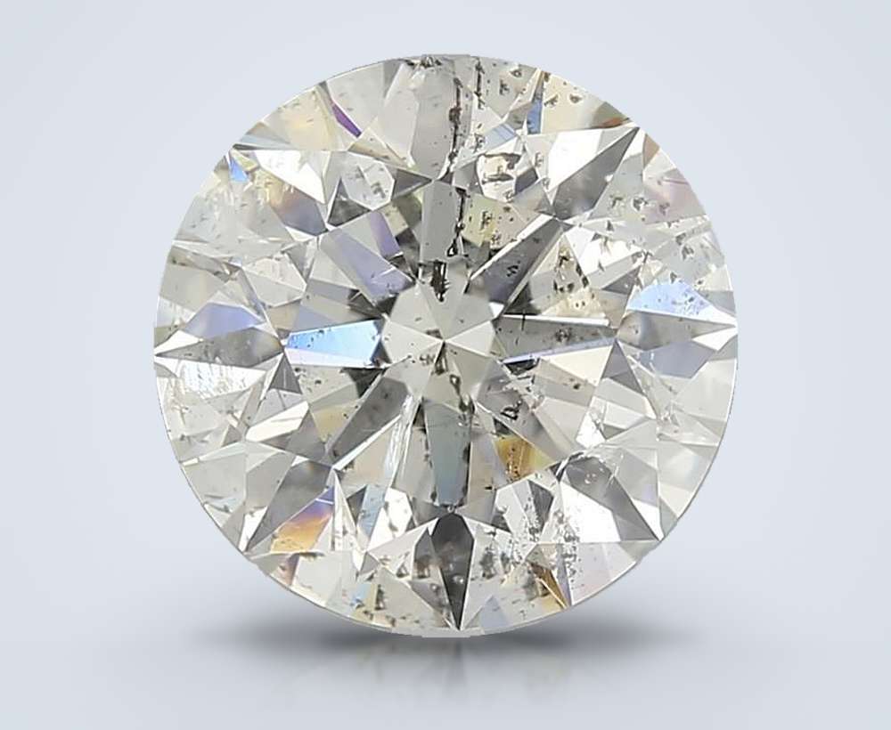 3.08 Carat Round Natural Diamond