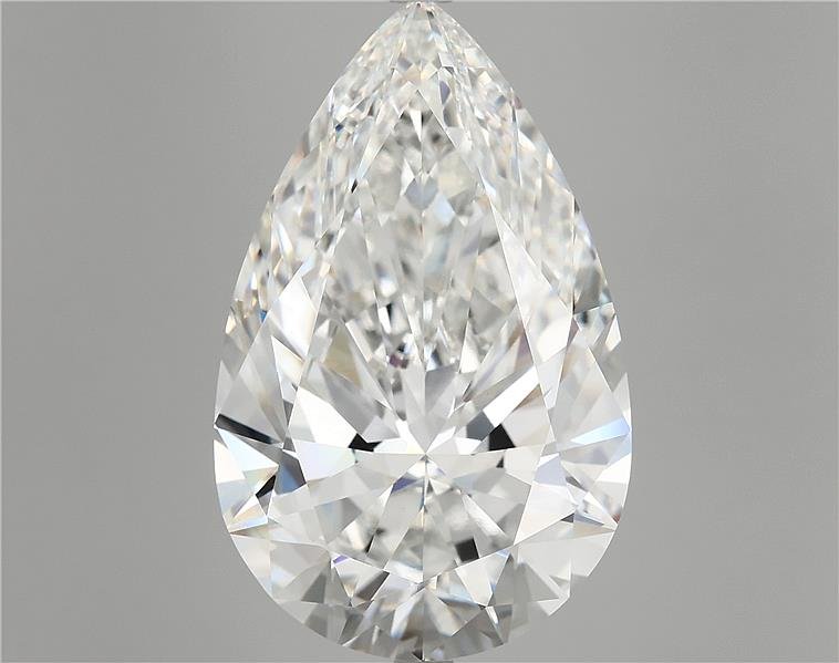 12.14ct F VVS2 Rare Carat Ideal Cut Pear Lab Grown Diamond