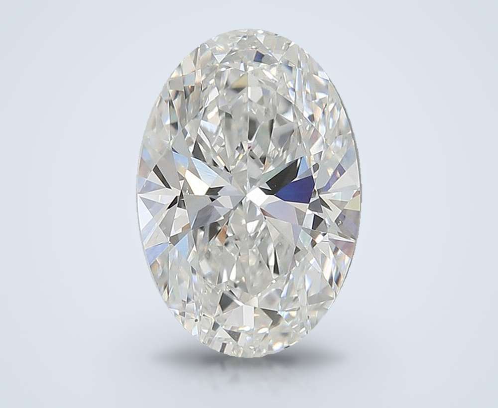 3.74 Carat Oval Lab Diamond