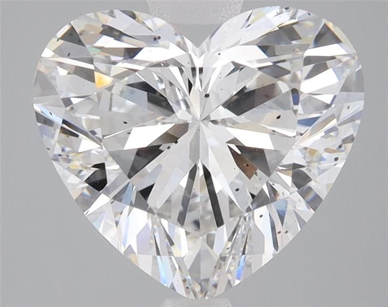 3.46ct F SI1 Rare Carat Ideal Cut Heart Lab Grown Diamond