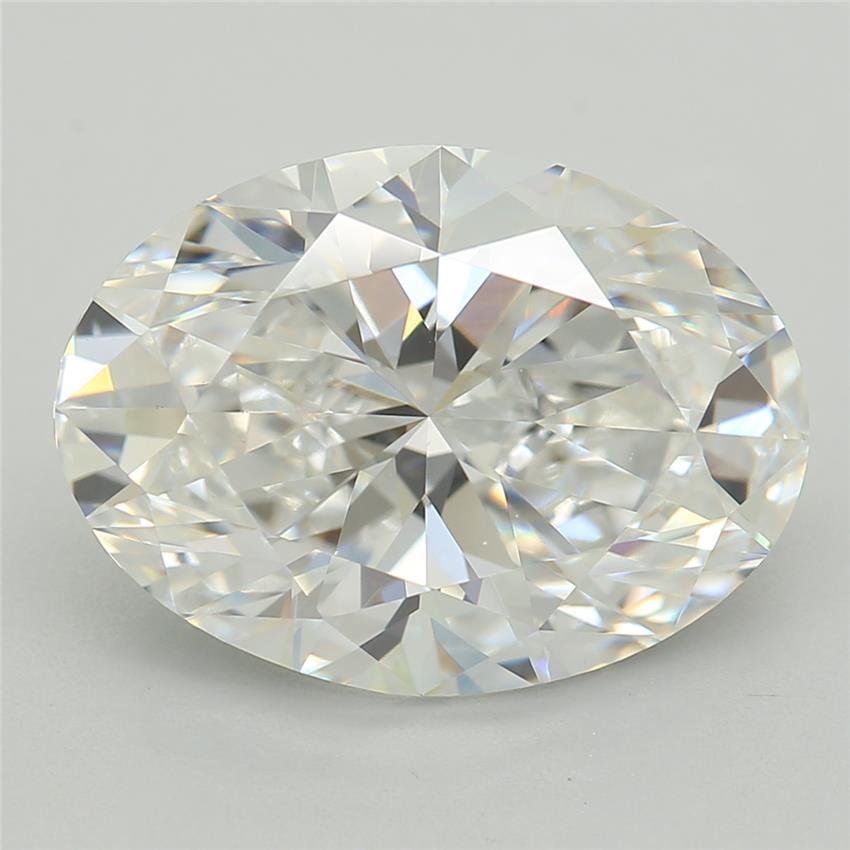 3.08ct E VVS2 Rare Carat Ideal Cut Oval Lab Grown Diamond