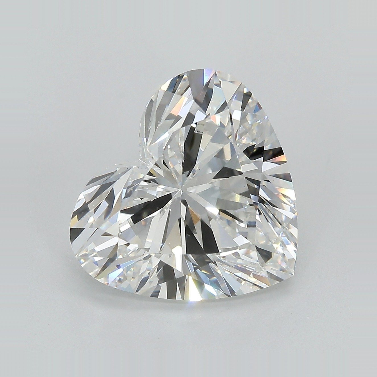 8.03ct F VS1 Rare Carat Ideal Cut Heart Lab Grown Diamond