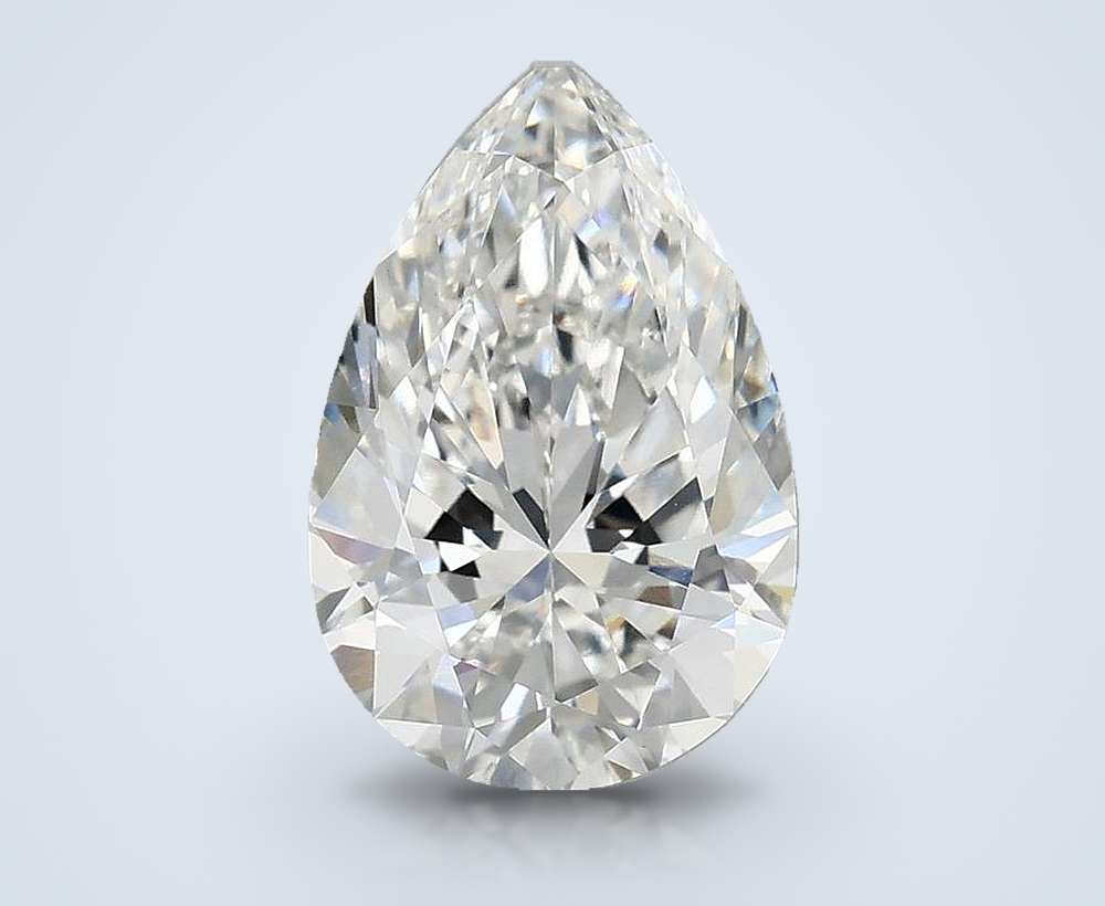 2.72 Carat Pear Lab Diamond
