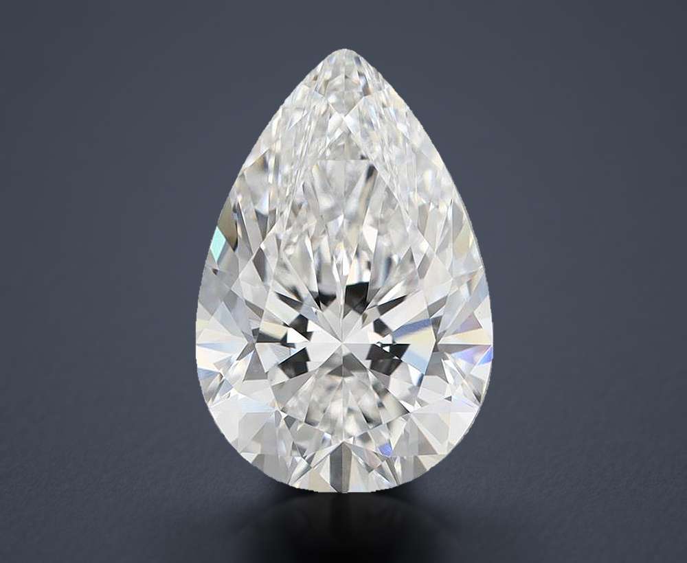 5.07 Carat Pear Lab Diamond
