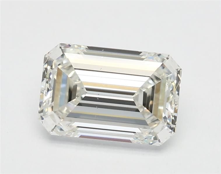 1.07ct F VS2 Rare Carat Ideal Cut Emerald Lab Grown Diamond