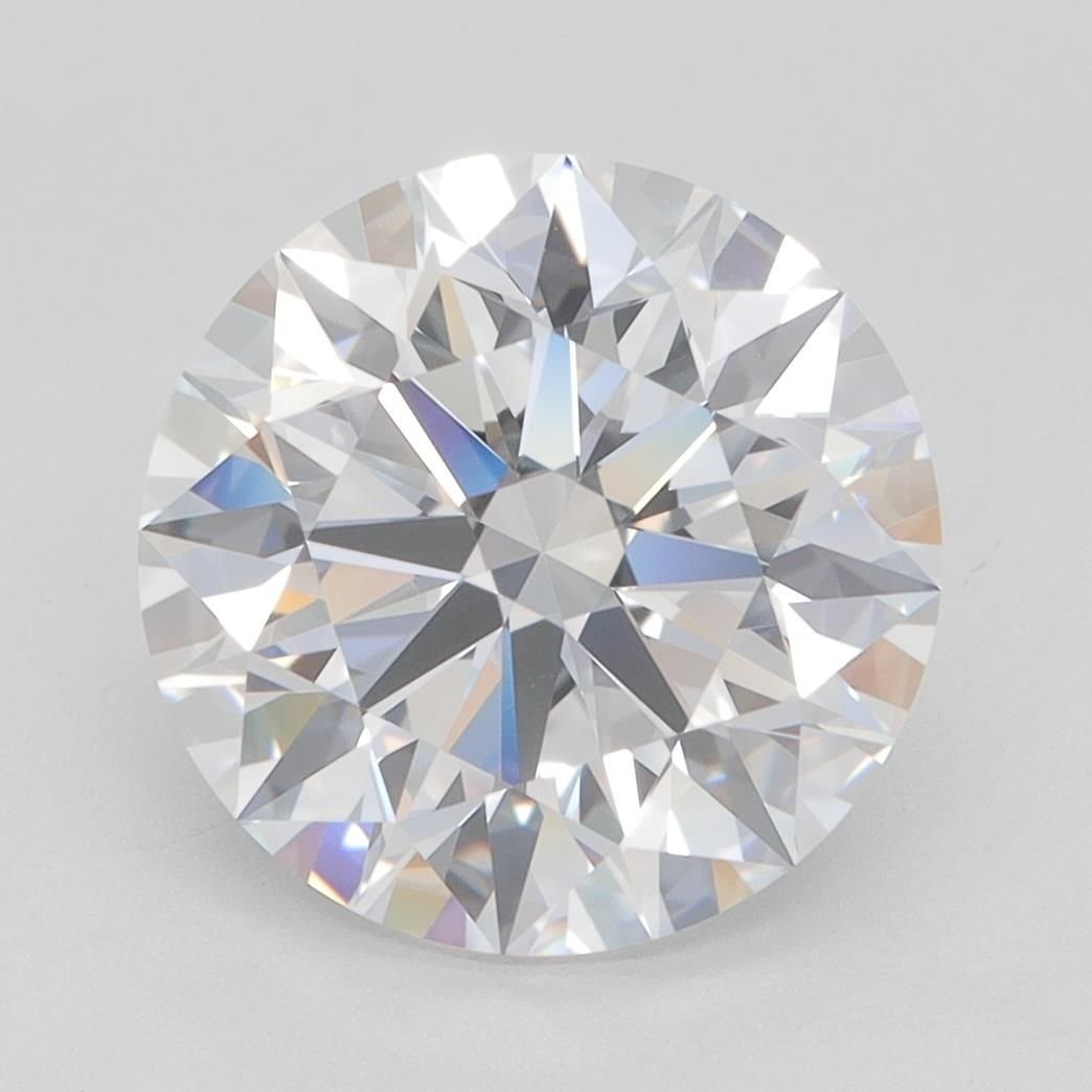 4.01ct D VVS2 Rare Carat Ideal Cut Round Lab Grown Diamond