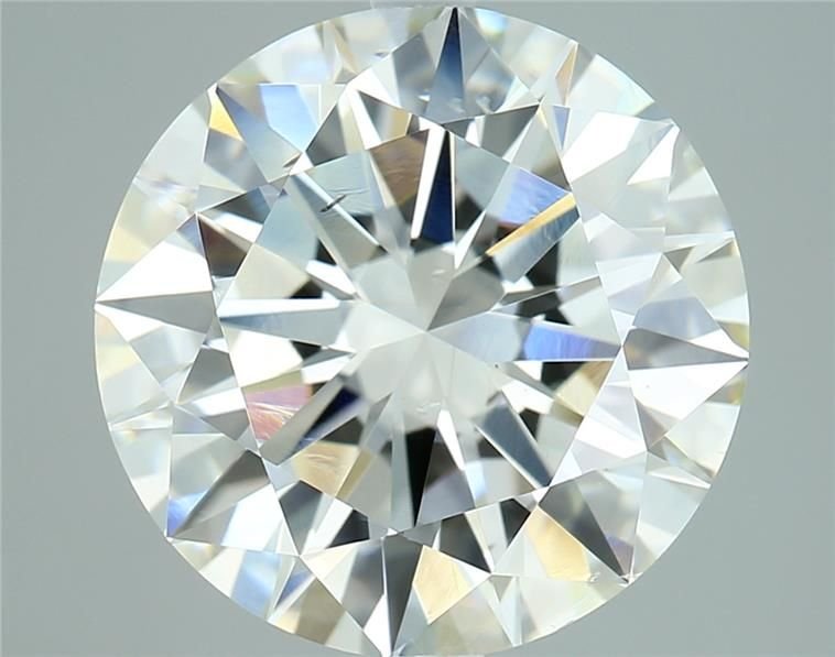 4.01ct I SI1 Rare Carat Ideal Cut Round Diamond