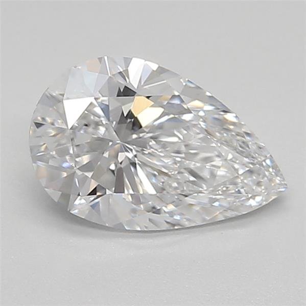 0.91ct D VVS2 Rare Carat Ideal Cut Pear Lab Grown Diamond