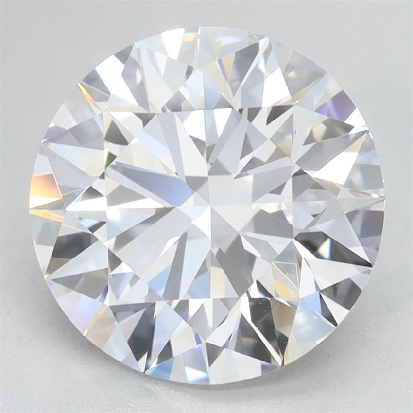 3.45ct D VVS2 Rare Carat Ideal Cut Round Lab Grown Diamond