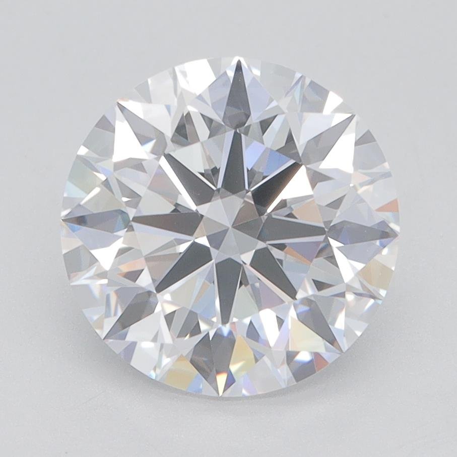 2.71ct D VVS2 Rare Carat Ideal Cut Round Lab Grown Diamond