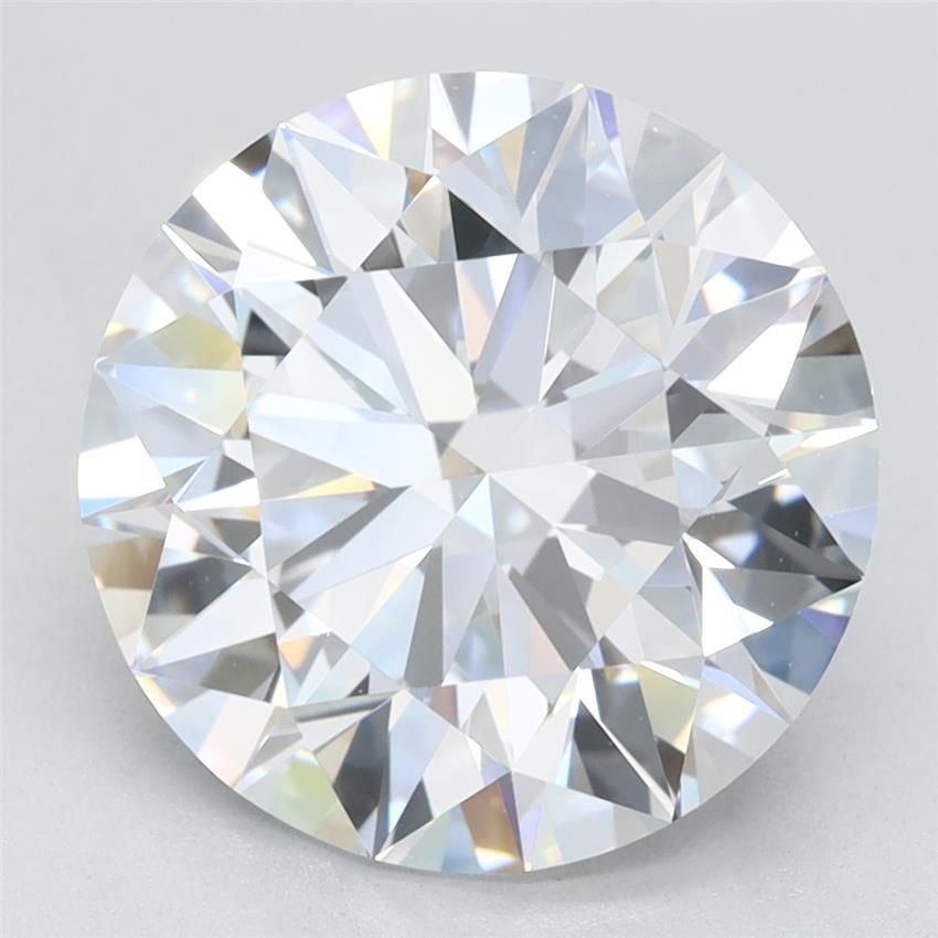 4.46ct E VVS1 Rare Carat Ideal Cut Round Lab Grown Diamond