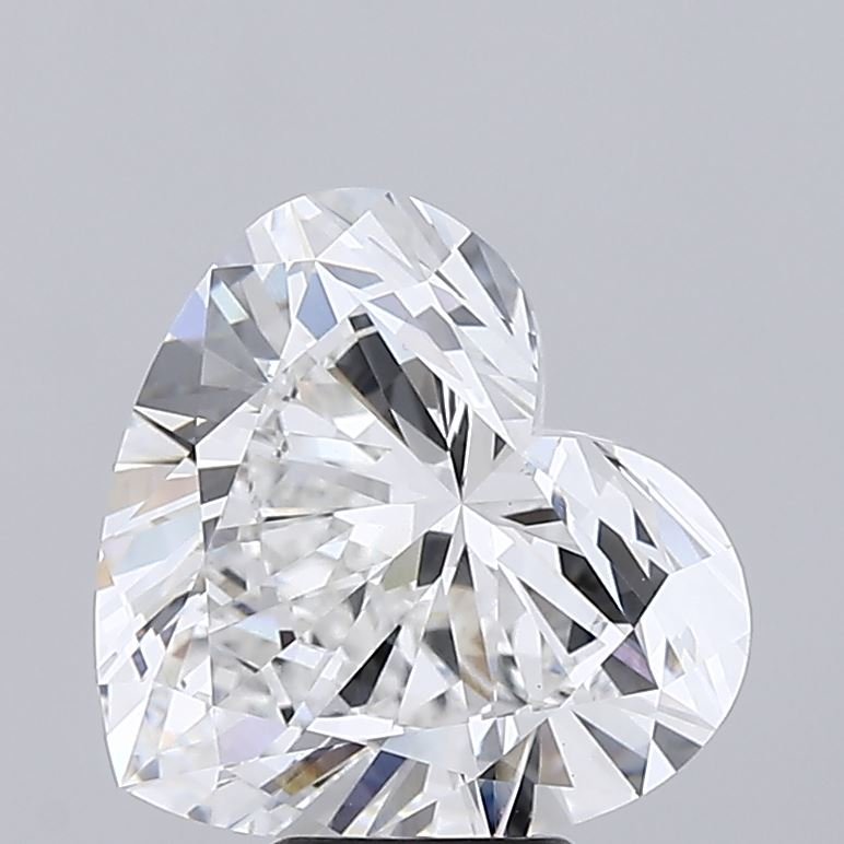 8.09ct E VVS2 Rare Carat Ideal Cut Heart Lab Grown Diamond