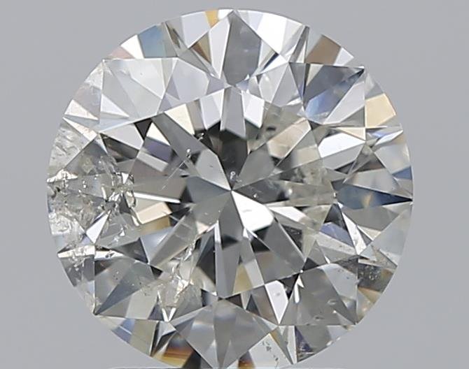 2.01ct I SI2 Rare Carat Ideal Cut Round Diamond