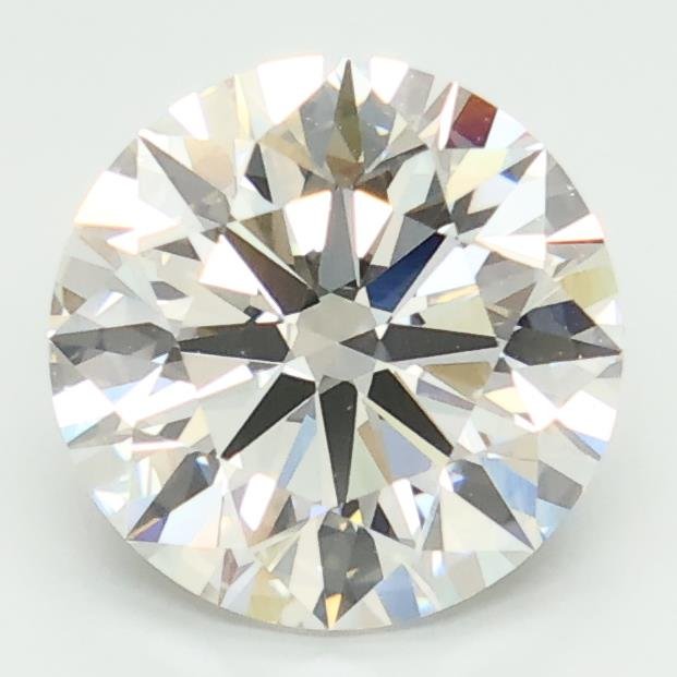 2.81ct F VVS2 Rare Carat Ideal Cut Round Lab Grown Diamond
