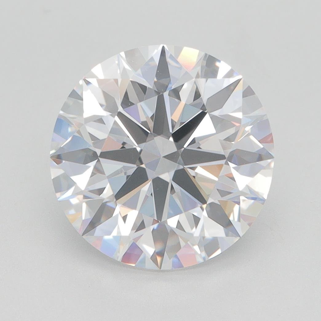 3.45ct D VVS2 Rare Carat Ideal Cut Round Lab Grown Diamond