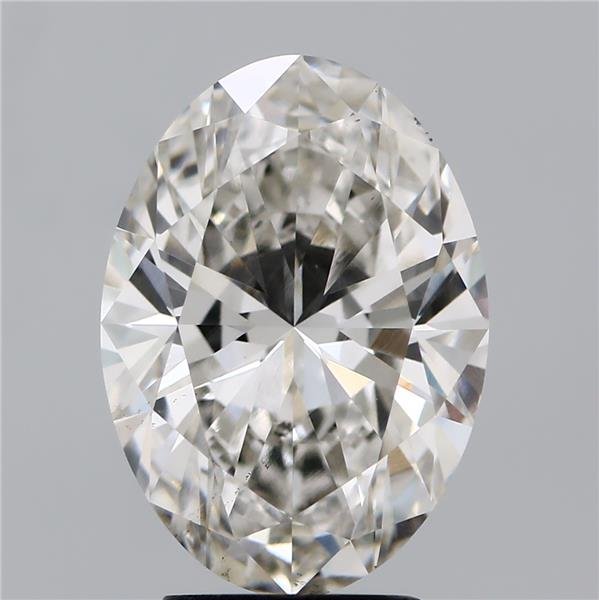 3.58ct H VS2 Rare Carat Ideal Cut Oval Lab Grown Diamond