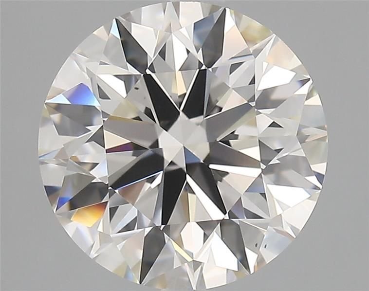 4.11ct J VS2 Rare Carat Ideal Cut Round Diamond