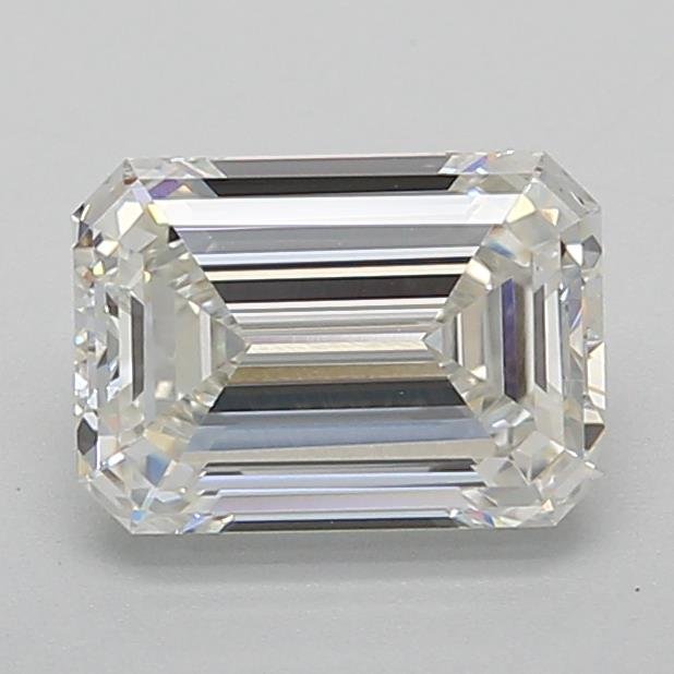 1.50ct G VVS2 Rare Carat Ideal Cut Emerald Lab Grown Diamond