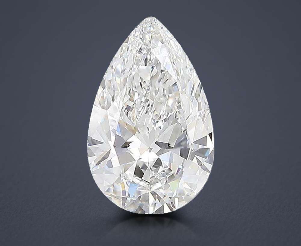 7.01 Carat Pear Lab Diamond