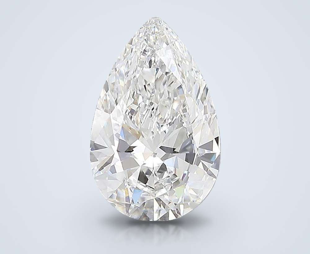 7.01 Carat Pear Lab Diamond