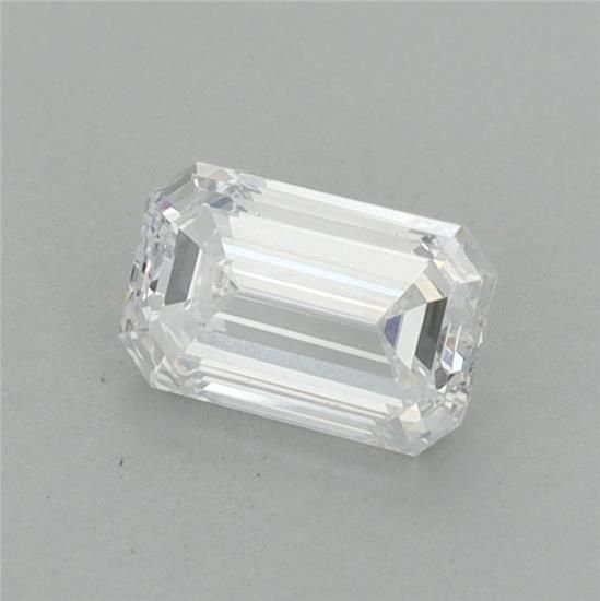 0.68ct D VVS2 Excellent Cut Emerald Lab Grown Diamond