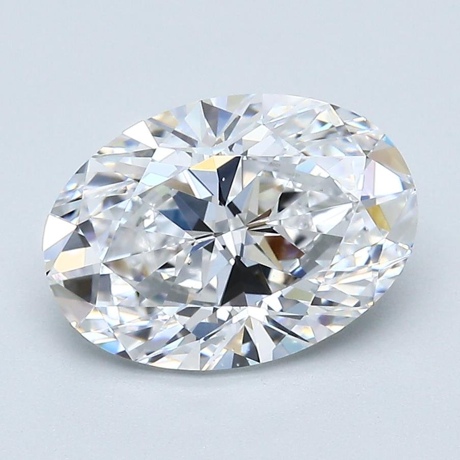 2.90ct D VS2 Rare Carat Ideal Cut Oval Diamond