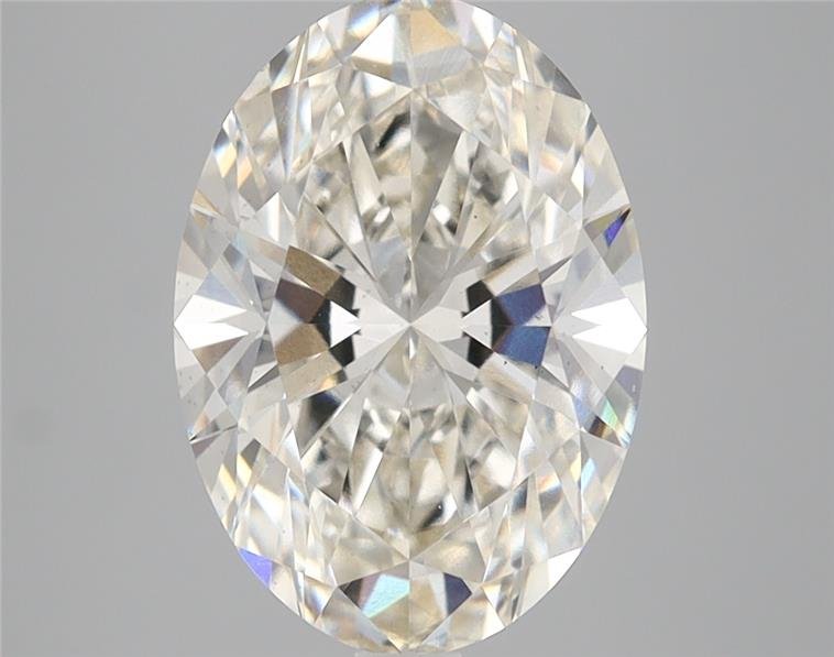 3.07ct I VS2 Rare Carat Ideal Cut Oval Lab Grown Diamond